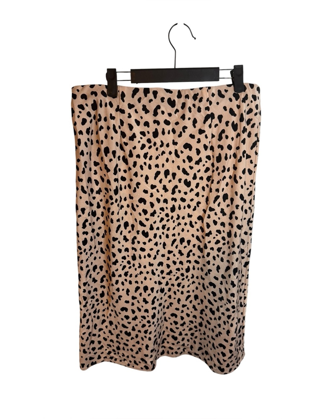 Skies are Blue Animal Print Elastic Waist Slip Skirt